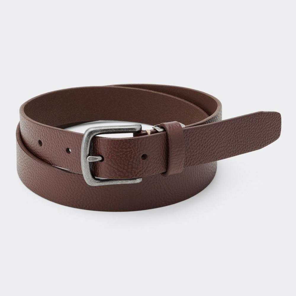 GU by Uniqlo Leather Vintage Narrow Belt  Adjustable 
