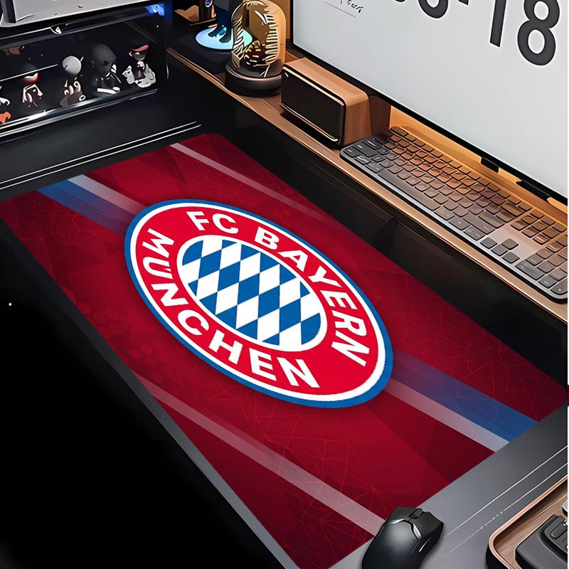 Tappetino per Mouse con Motivo Calcio Bayern Monaco No?Tappetino Mouse da Gioco Antiscivolo con Base in Gomma per Scrivania Ufficio Casa