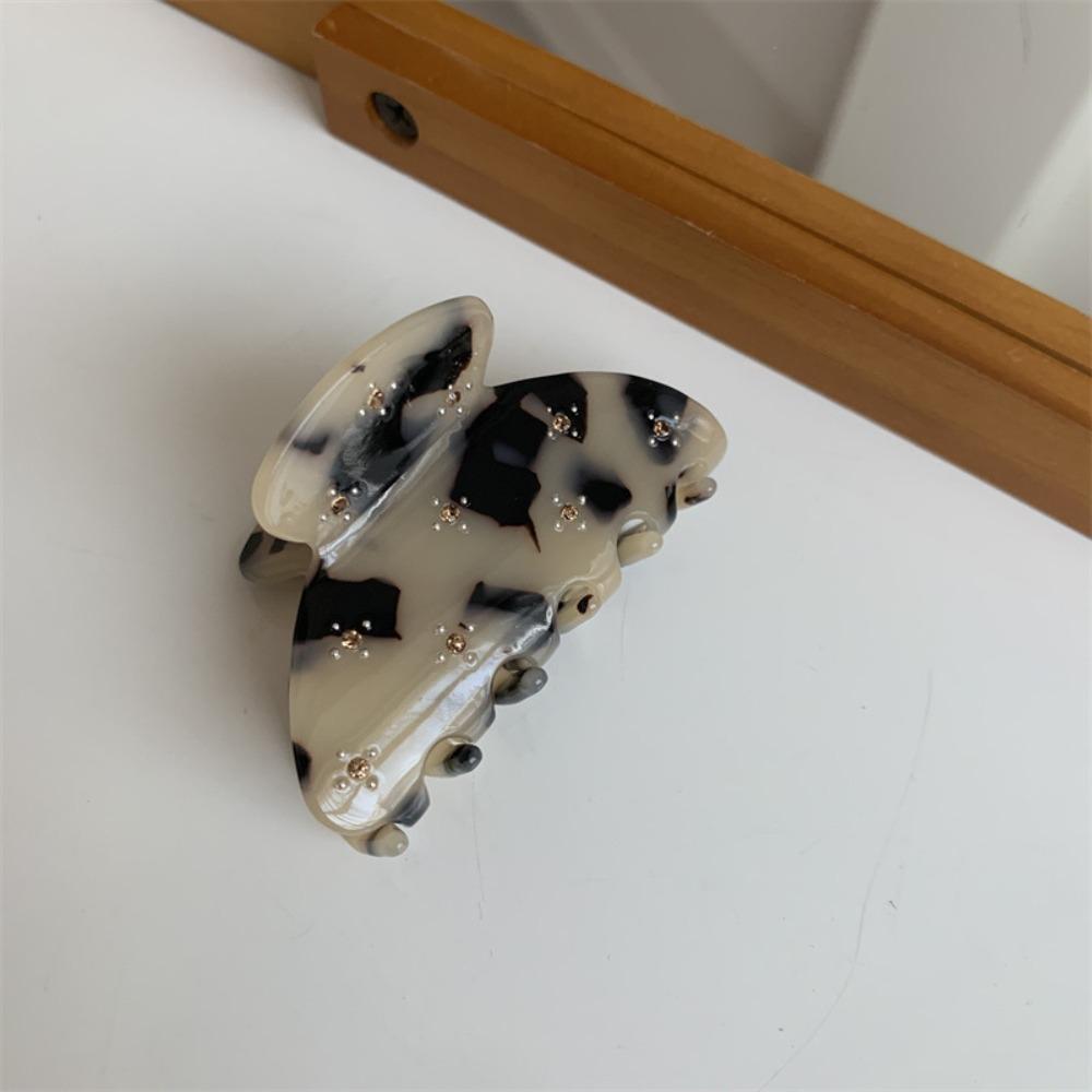 Acetic Acid Rhinestone Hair Accessory Girls Hair Claw Headwear Hair Clip Korean Style Shark Clip