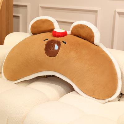 New Cute Kapibala Pillow Doll Creative Sleeping Pillow Plush Toy Doll Birthday Gift