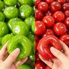 Hot Crunch Sound Kiwi Slush Handmade Squishy Ball Stress Relief Fidget Toy Squeeze Decompression Toy For Christmas Gift