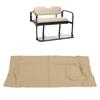 Golf Cart Front Seat Backrest Covers 71753 G04 Beige Faux Leather Seat Back Cover Replacement for E‑
