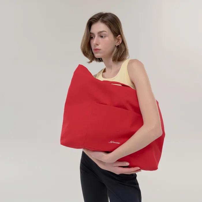 Weekend Cotton Bag_Ruby Red