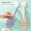 Dual-Use Silicone Scalp Massage Shampoo Brush for Dry & Wet Hair