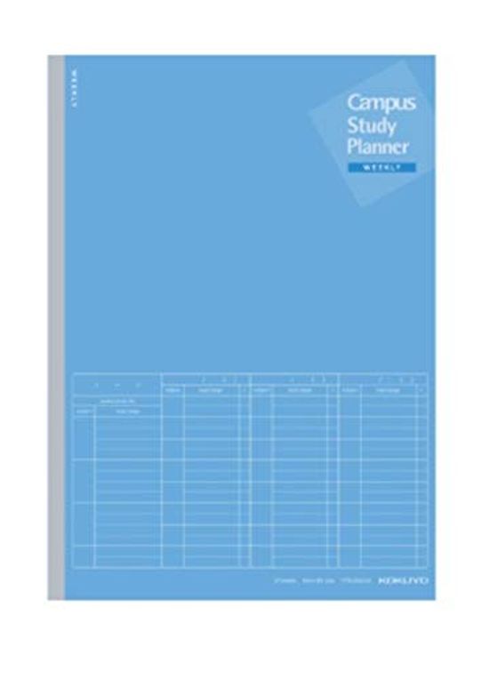 

KOKUYO Campus Study Planner Weekly линованный синий набор из 5 книг (Блокнот) Полу-B5 No-Y80MW-B