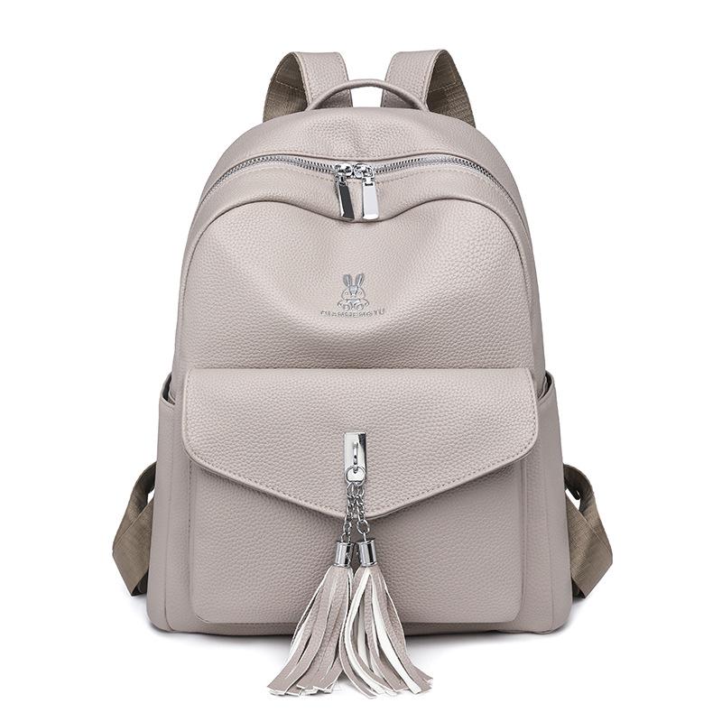 Korean Style Women's Backpack 2025: Fashionable, Versatile, Large Capacity, Lightweight Travel Backpack