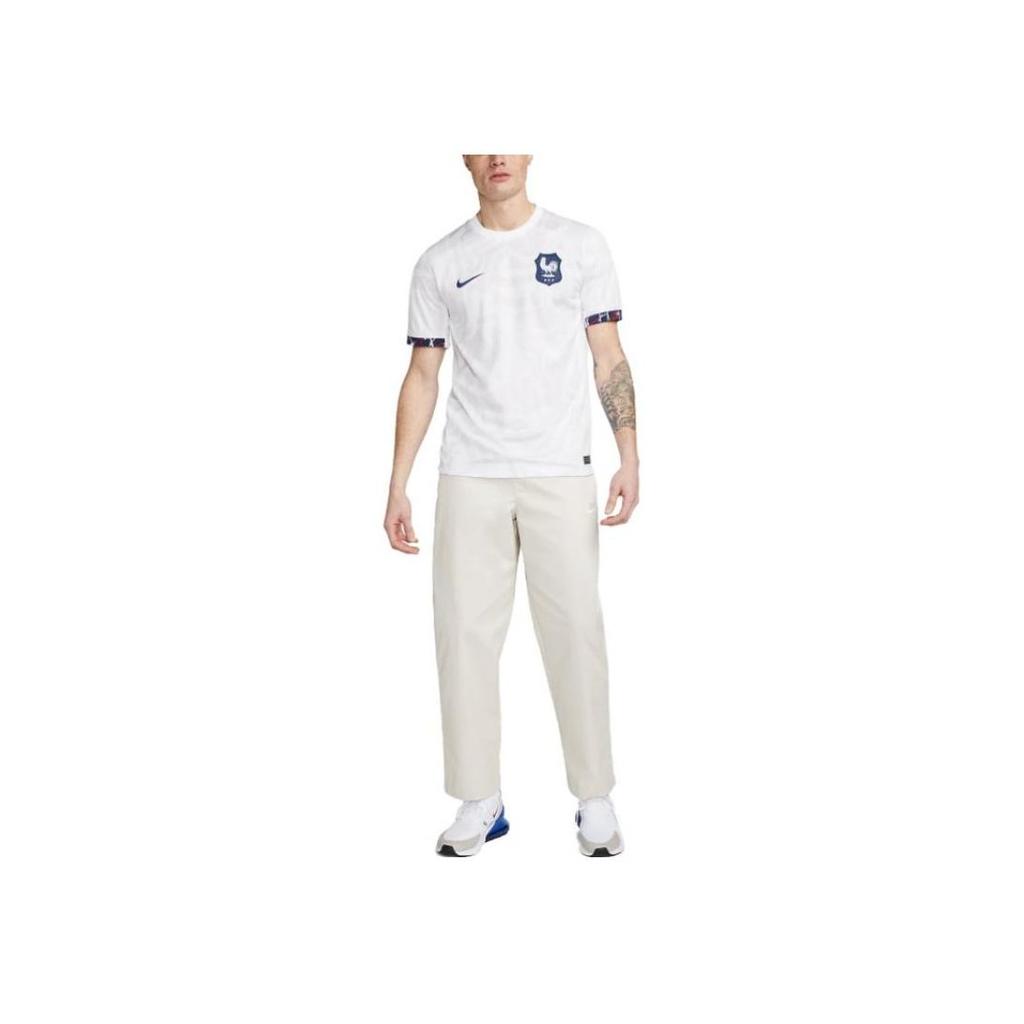 Nike Dri-Fit FFF 2023 Stadium Away Soccer Jersey White Men DR3961-100