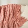 Class A Milk Fleece Blanket Office Nap Blanket Small Blanket Sofa Throw Flannel Waffle Weave Lightweight Air-Conditioning Blanket
