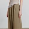 Chuyu Women's Textured Elastic Waist Wide-Leg Casual Pants