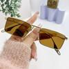 Retro Narrow Rectangular Sunglasses Fashion Korean Small Frame Sun Glasses UV Protection Unisex Eyewear for Women & Men