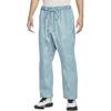 Freizeithose Herren Denim Blau Grün FZ0649-464