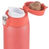 T-fal Rouge N21508 480ml Stainless Steel Water Bottle with One-Push Opening and Slide Lock