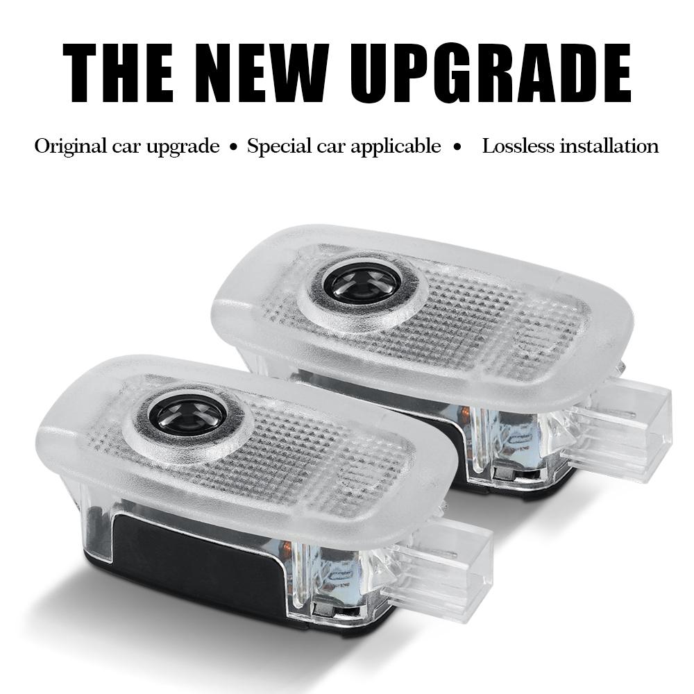 2PCS HD Car Door Welcome Lights Projector Lamps For Mercedes Benz S Class W221 2005 2006 2007 2008 2009 2010 2011 2012 2013 ZB1
