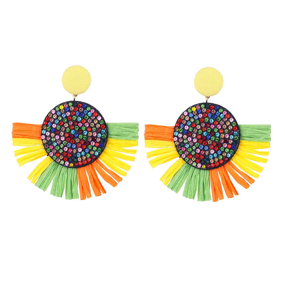 2024 Bohemian Queen Lafite Cic cercei cu picătură de cristal colorate Bijuterii de modă pentru femei Cadouri de petrecere