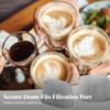 6 Pieces Coffee Machine Strainer | Cleaner-Tasting Brews, Compact Rounded
