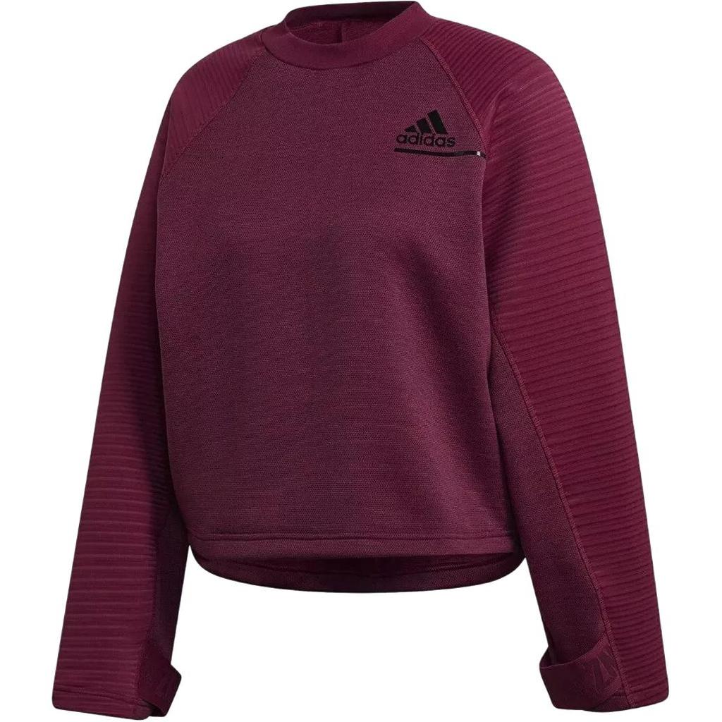 Adidas Z.N.E. Cold.Rdy Athletics Crew Comfortable Loose Fit Sports Sweatshirt Women Sweatshirt Purple FS2384