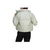 adidas Solid Color Casual Zip Cotton Jacket Women Jackets Linen-Green HG8754