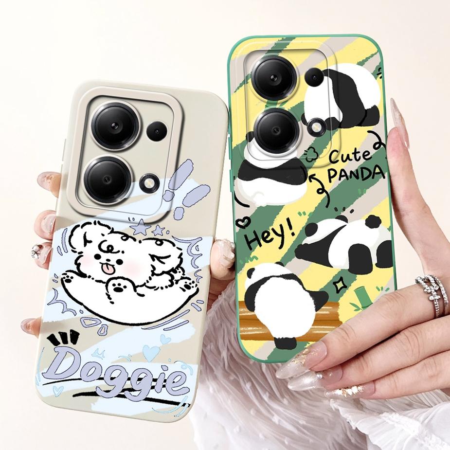 For Xiaomi Redmi Note 13 Pro 4G Case Cute Fashion Cartoon Cover Soft TPU Phone Cases For Redmi Note 13 Pro Plus Note13 5G Bumper