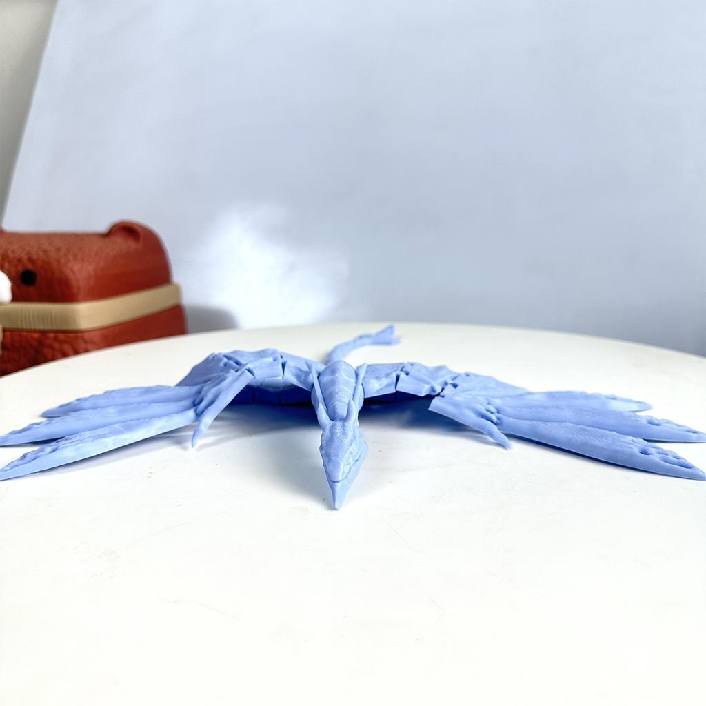3D Printed Stress-relieving Toy With Movable Joints, Suitable For Desktop Display.