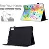 For Lenovo Tab P11 Gen 2 TB-350/Xiaoxin Pad Plus (2023) Case Pattern Printing Card Holder Leather Tablet Stand Cover