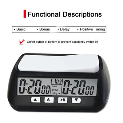 YS9901/YS902/ Digital Chess Timer Game Timer 3-in-1 Multipurpose Portable Professional Chess Clock