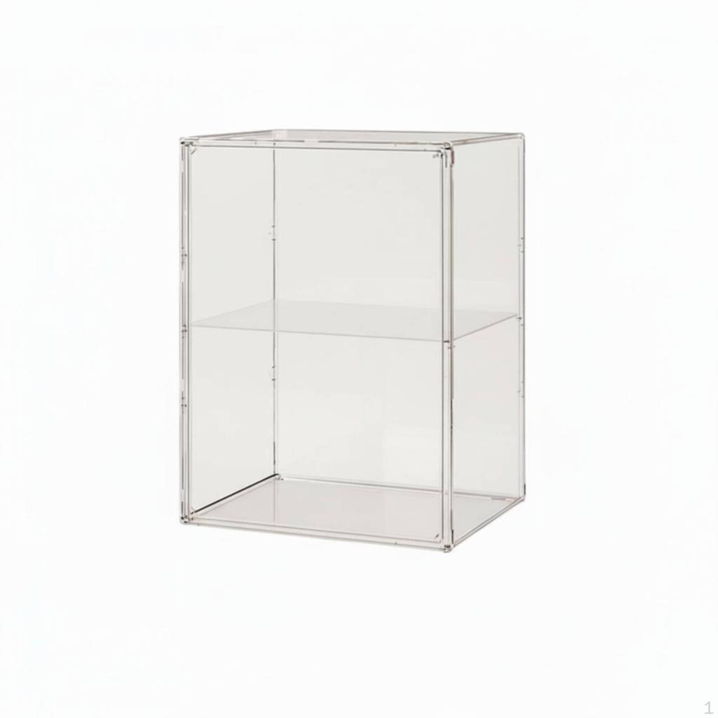Clear Figurine Display Box High Translucency Storage Case Large Capacity for