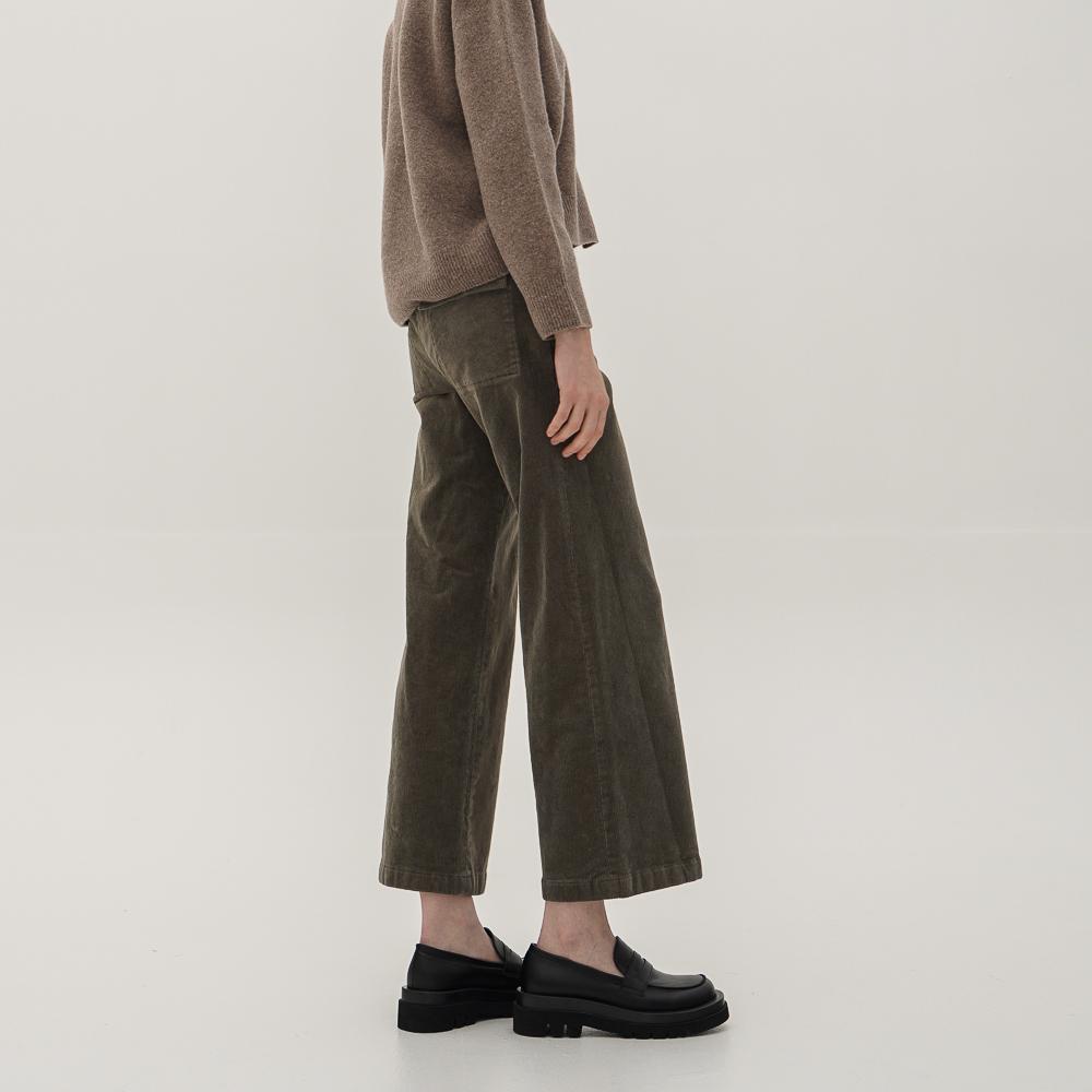 ACUD Corduroy Straight Pants_D.Green