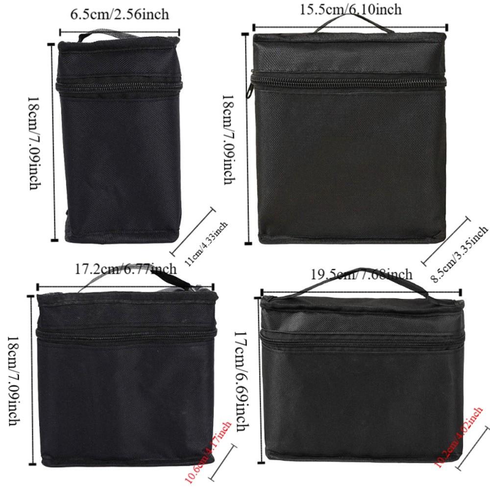 Canvas Marker Pen Organizer Large Capacity Marker Pen Contaioner  For 24/48/60/80Pcs