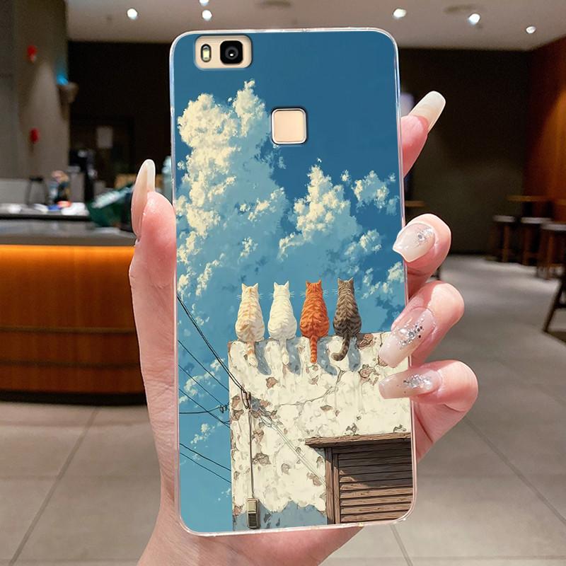 Casing For Huawei P9 Lite 2016 Case VNS-L31 VNS-L21 Luxury Cute Cool Boys Girls Transparent Back Cover For Huawei P9Lite Shell