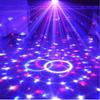 RGB-LED-Kristall-Magic-Disco-Kugel-Licht, musikempfindlicher Synchronisations-Bühneneffekt, bunt rotierend