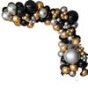 Black & Gold Thickened Balloon Set for Birthday, Wedding & Party Decorations