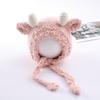 Solid Color Plush Baby Ear Protection Hat for Boys and Girls - Warm Autumn/Winter Style