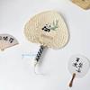 Cute Summer Baby Mosquito-Repelling Fan, Handmade Creative Panda Fan, Decorative Fan Gift