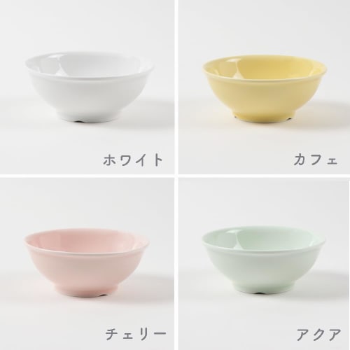 [Official] OGISO (Ogiso) Preschool-Used! Reinforced Porcelain Rice Bowl, Easy to Hold, Perfect for Children, 11.5cm, Cherry, 10036210A100
