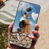 For Meizu Lucky 08 Case Lucky08 Cool Painted Silicone TPU Soft Cover for Meizu Lucky 08 Cases Black Protective Phone Shells