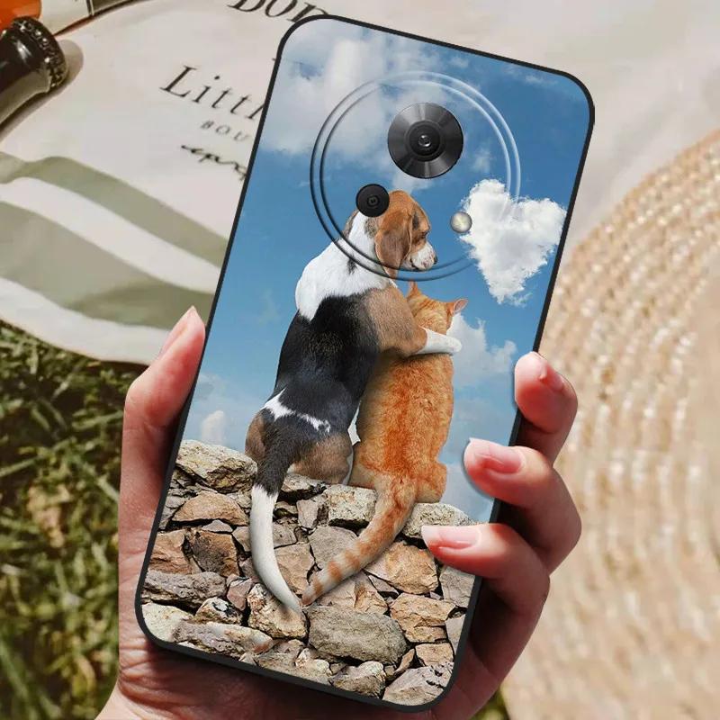 For Meizu Lucky 08 Case Lucky08 Cool Painted Silicone TPU Soft Cover for Meizu Lucky 08 Cases Black Protective Phone Shells