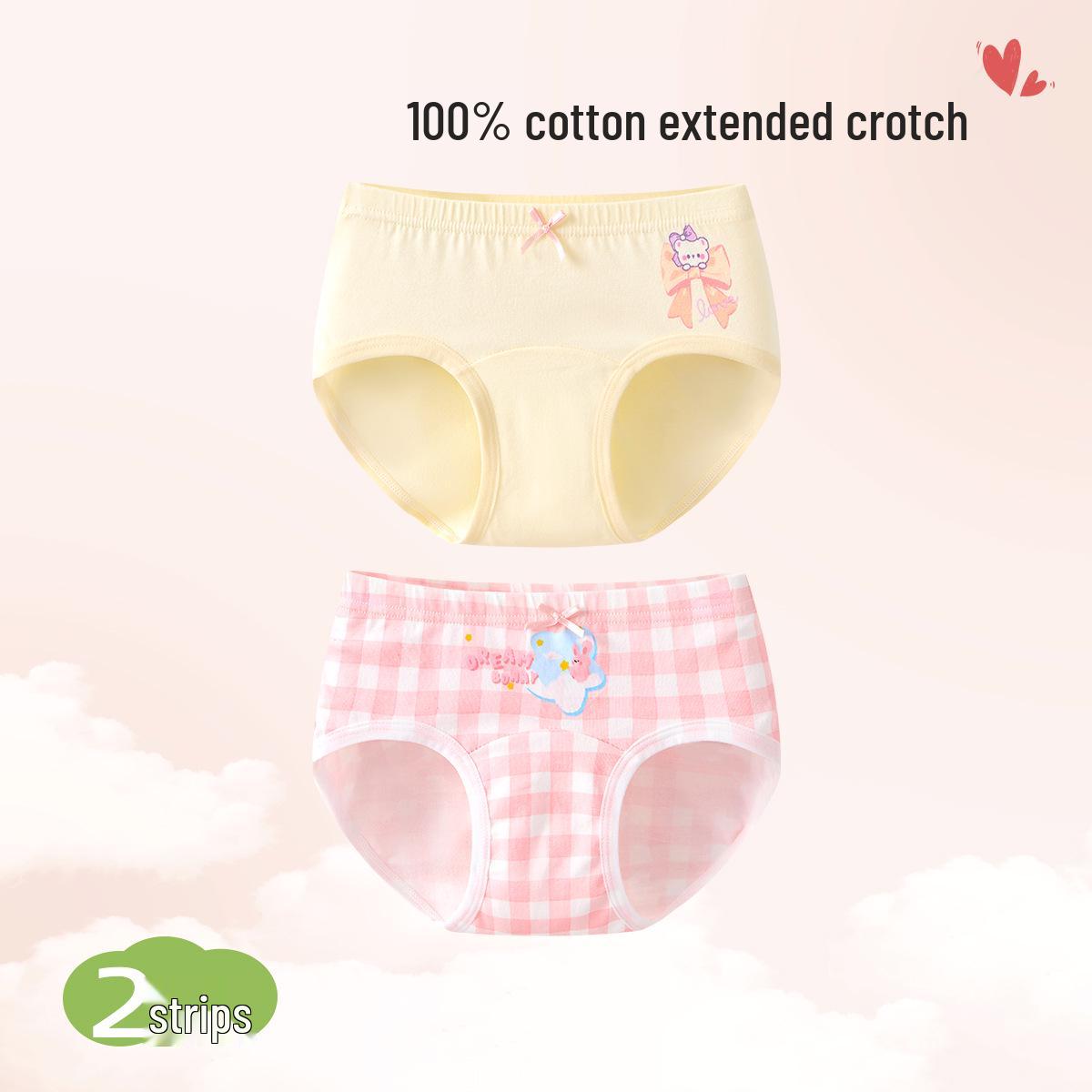 

Дитяча бавовняна білизна вищого сорту для дівчаток, вік 6-12 років, дизайн, що запобігає задиранню 3XL (Weight 65-85kg, Height 145-155cm)