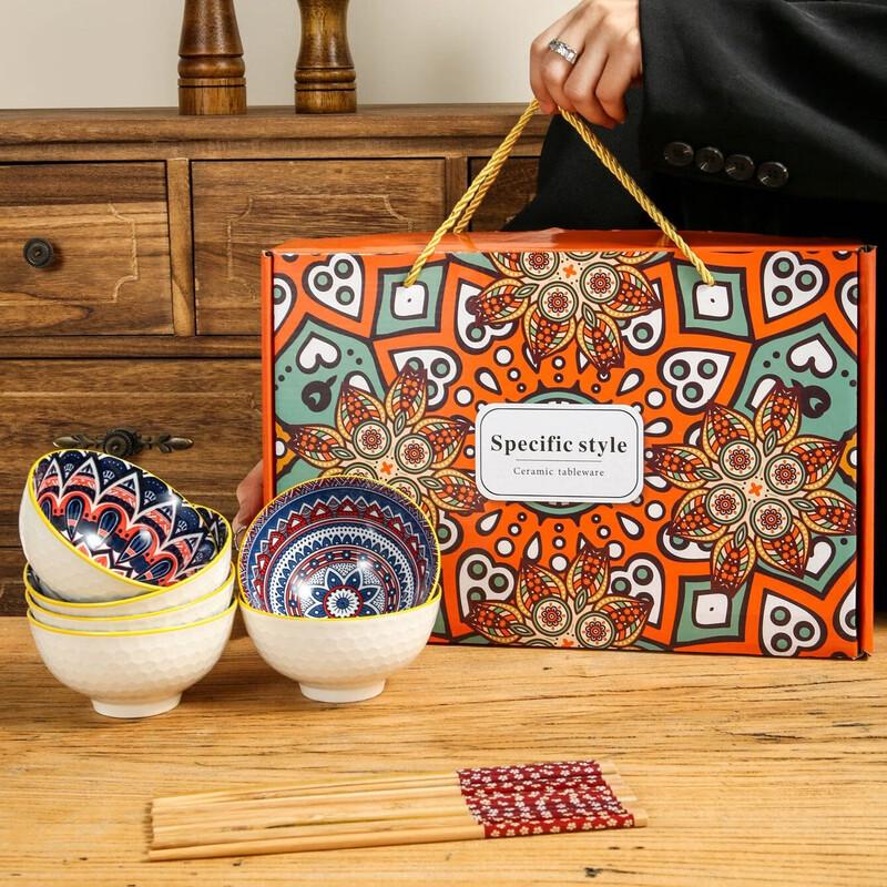 Элегантный керамический набор столовой посуды в кремовом стиле