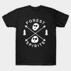 Мужская черная футболка с принтом, очень большая футболка Forest Spirits No-Cut Transfer Paper Print Cotton Tshirt