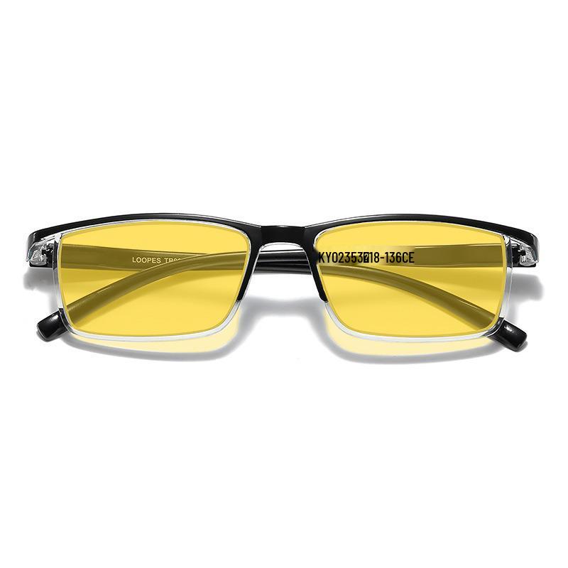 Y023 Ultra-Light Anti-Blue Light Night Vision Sunglasses for Men - Ideal for E-sports, Mobile Viewing, Gaming, and Computer Use