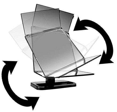 Yamamura Rotating Tri-fold Mirror Y-4000 Black