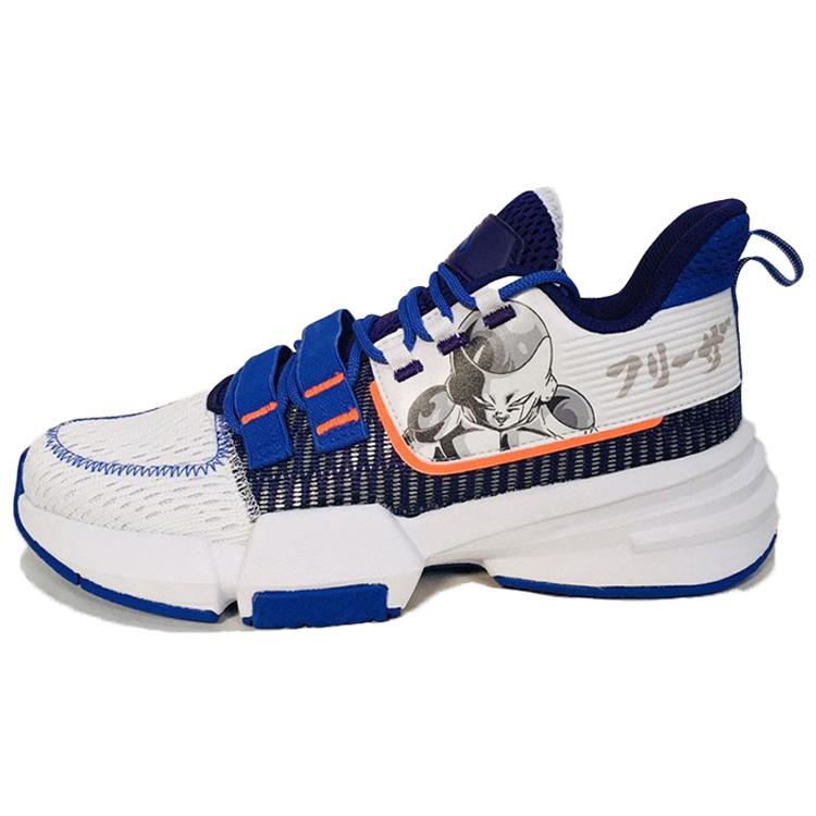 New ANTA Basketball Shoes Men's Low Top White/Blue/Purple 112021615-7