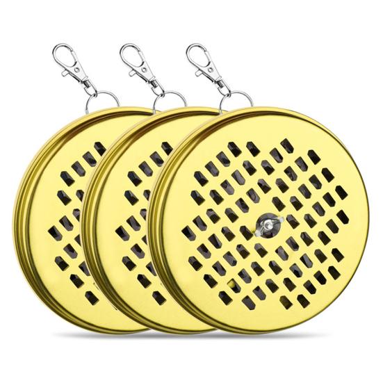 1/2/3Pcs Mosquito Coil Holders with Lid Hollow Design Heat-Resistant Outdoor Camping Fishing Mosquito Coil Incense Burner Case