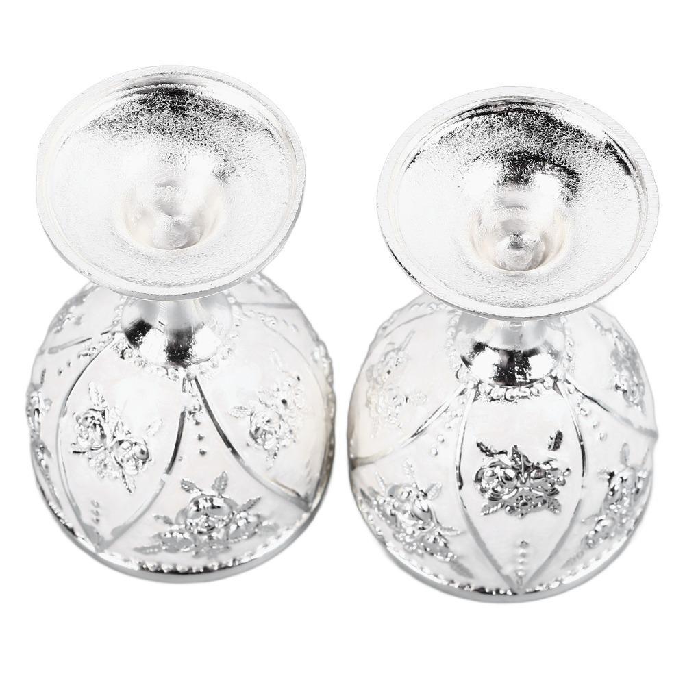 Zinc Alloy Metal Goblet Embossed Shot Glass Goblets & Chalices Drinking Cup For Party