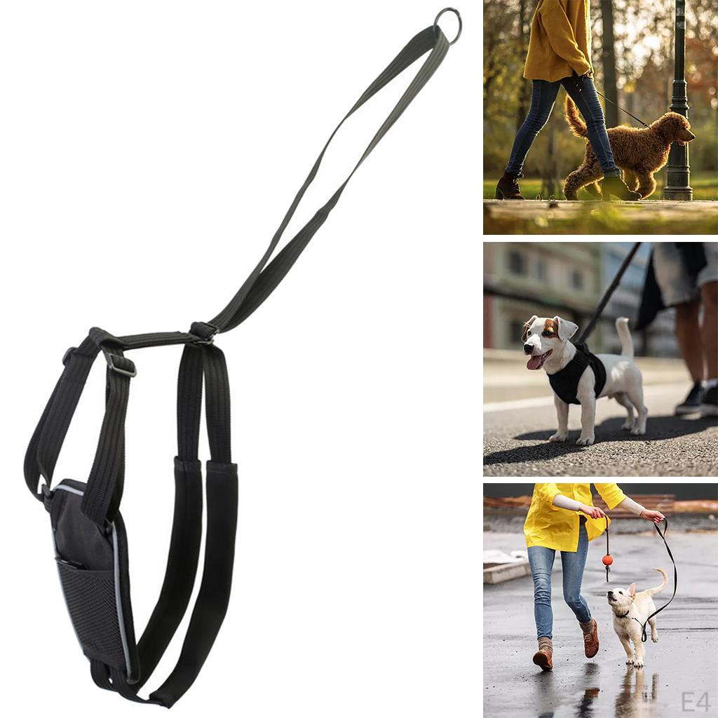 Dog Harness, Adjustable Breathable Puppy Harness with for Outdoor Training, Walking and Hiking