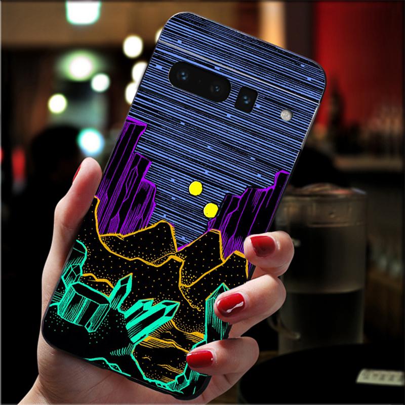 

Phone Case For Google Pixel 10 Pro XL 9 Pro XL 9A 8 7 6 Pro Pixel 8A 7A 6A Pixel 8 7 6 5 Landscape Mountain Moon Tree River Google Pixel 5