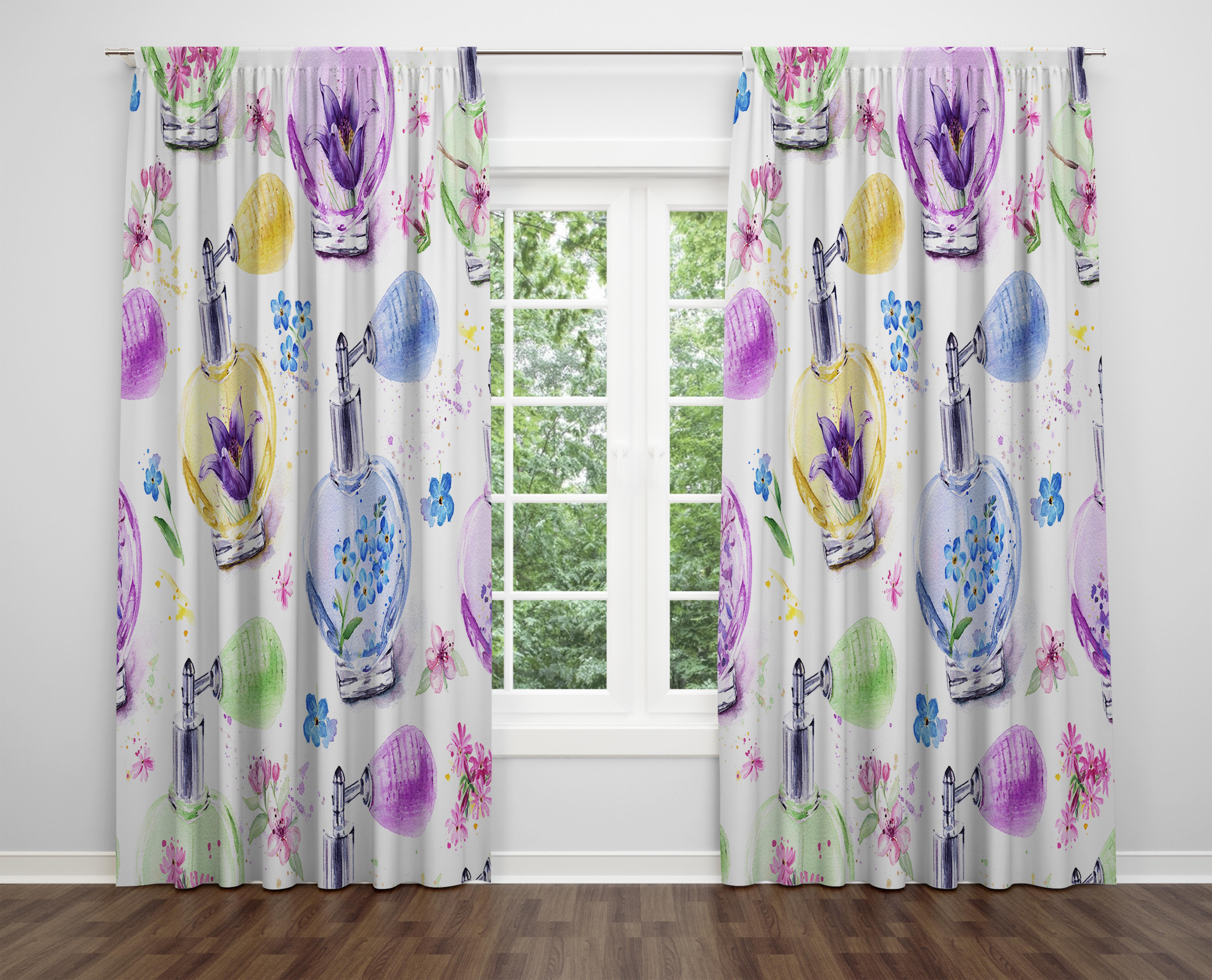 

Декоративний дизайн, високоякісна бавовняна тканина, ви можете вибрати одну або подвійну фіранку з крила 1 piece різнокольоровий