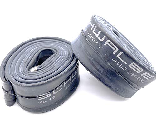 

Set of 2 SCHWALBE 29x1.50/2.40 Tubes, Schwalbe 19AV, 40mm Valve Length, Simple Packaging [Parallel Import]