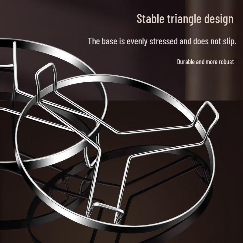 Universal Stainless Steel Steaming Rack and Heat Insulation Pad for Rice Cookers and Pots
