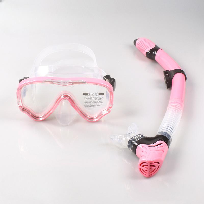 Myopické plavecké brýle pro dospělé Maska na potápění proti zamlžování se suchým šnorchlem Celoobličejová sada potápěčské a šnorchlovací masky